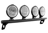 N-Fab Light Bar 05-11 Toyota Tacoma - Tex. Black - Light Tabs