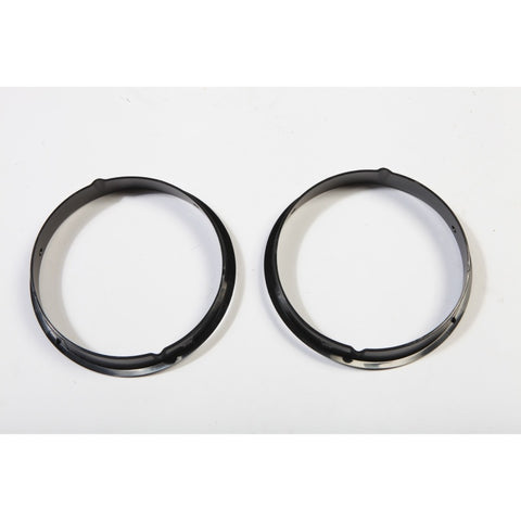 Rugged Ridge Headlight Bezels Black 97-06 Jeep Wrangler