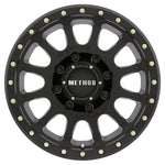 Method MR305 NV HD 18x9 +18mm Offset 8x170 130.81mm CB Matte Black Wheel