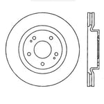 StopTech Power Slot 08-09 Evo 10 Slotted Left Front Rotor