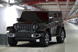 Rally Armor 18-22 Jeep JL Wrangler Black UR Mud Flap w/ Red Logo