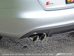 AWE Tuning Audi B8 / B8.5 S4 3.0T Touring Edition Exhaust - Chrome Silver Tips (90mm)