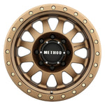 Method MR304 Double Standard 17x8.5 0mm Offset 8x170 130.81mm CB Method Bronze Wheel