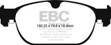 EBC 16-17 Volvo XC90 Yellowstuff Front Brake Pads