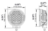 Hella 500 LED Driving Lamp - Single