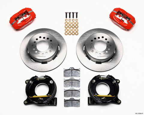 Wilwood Forged Dynalite P/S Park Brake Kit Red Chevy C-10 2.42 Offset 5-lug
