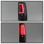 xTune Chevy Silverado 1500/2500/3500 99-02 / Version 3 Tail Lights Black ALT-ON-CS99V3-LBLED-BK