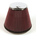 K&N Round Tapered Universal Air Filter 6in Flange ID x 7.5in Base OD x 4.5in Top OD x 6in H