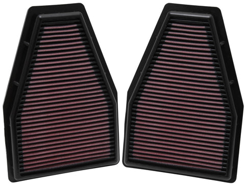 K&N Replacement Air Filter 12-13 Porsche 911 3.4L / 12 911 3.8L / 13 911 3.6L / 13 911 Carrera 3.8L