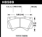 Hawk Performance 08-14 Toyota Land Cruiser Ceramic Street Front Brake Pads