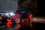 Oracle LED Illuminated Wheel Rings - Double LED - Red