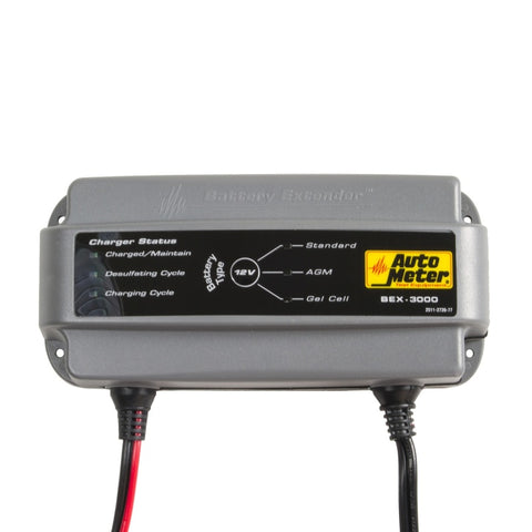 Autometer Battery Charger/Maintainer 12V/3A