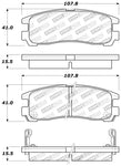 StopTech Performance 4/89-99 Mitsubishi Eclipse GST Rear Brake Pads