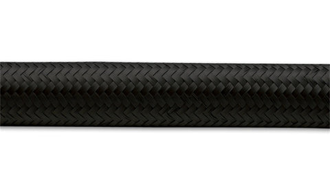 Vibrant -4 AN Black Nylon Braided Flex Hose (2 foot roll)