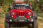 Rugged Ridge 07-18 Jeep Wrangler JK/JKU Textured Black Elite Headlight Euro Guards