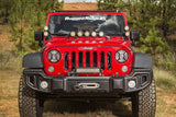 Rugged Ridge 07-18 Jeep Wrangler JK/JKU Textured Black Elite Headlight Euro Guards