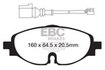 EBC 14+ Audi A3 1.8 Turbo Greenstuff Front Brake Pads