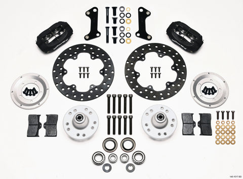 Wilwood Forged Dynalite Front Drag Kit Drilled Rotor 67-69 Camaro 64-72 Nova Chevelle