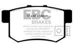 EBC 02-04 Honda CR-V 2.4 Greenstuff Rear Brake Pads