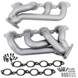 BBK 14-18 GM Truck 5.3/6.2 1 3/4in Shorty Tuned Length Headers - Titanium Ceramic