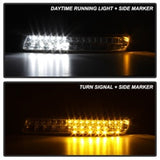 xTune 99-06 GMC Sierra (Excl Denali) Full LED Bumper Lights - Chrome (CBL-GSI99-LED-C)