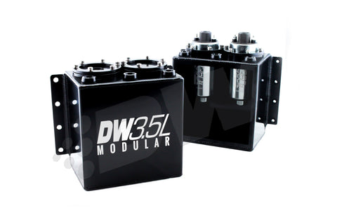 DeatschWerks 3.5L Modular Surge Tank (1-2 DW350il Fuel Pumps) (Pumps Not Included)