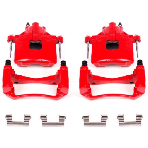 Power Stop 00-05 Buick LeSabre Front Red Calipers w/Brackets - Pair