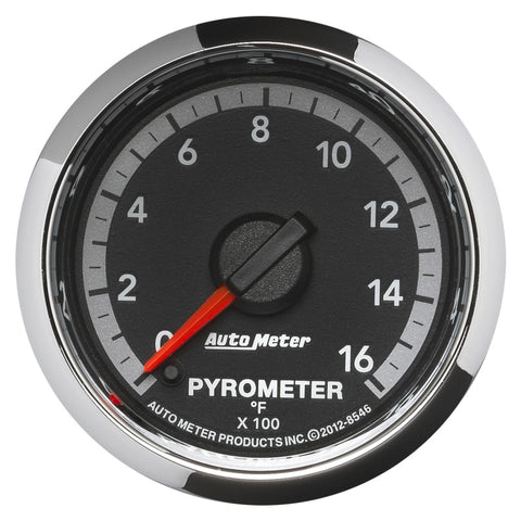 Autometer Gen4 Dodge Factory Match 52.4mm Full Sweep Electronic 0-1600 Deg F EGT/Pyrometer Gauge