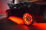 Oracle LED Illuminated Wheel Rings - Double LED - Red