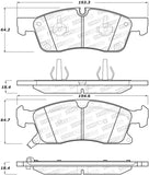 StopTech Street Brake Pads - Front