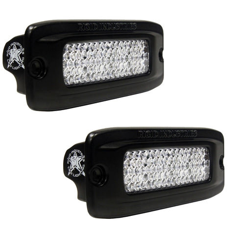 Rigid Industries SRQ - Flush Mount - Diffused - Back Up Light Kit