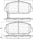 StopTech 13-18 Acura RDX Street Performance Front Brake Pads