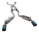HKS 09+ 370z Dual Hi-Power Titanium Tip Catback Exhaust (requires removal of emissions canister shie