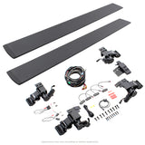 Go Rhino 19-23 Chev Silverado 1500 & 20-23 25/3500HD DC 4dr E-BOARD E1 Running Board Kit - Tex. Blk