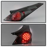 Spyder Nissan 350Z 03-05 LED Tail Lights Smoke ALT-YD-N350Z02-LED-SM