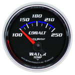 Autometer Cobalt 52.4mm 100-250 deg. F Short Sweep Electronic Water Temperature Gauge