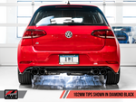 AWE Tuning MK7.5 Golf R SwitchPath Exhaust w/Diamond Black Tips 102mm