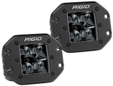 Rigid Industries D2 - Midnight Edition Flush Mount Spot Lights