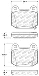 StopTech Performance ST-22 2-Piston Rear Caliper Brake Pads