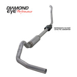 Diamond Eye KIT 4in TB SGL AL: 94-97 FORD 7.3L F250/F350 PWRSTROKE NFS W/ CARB EQUIV STDS