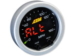 AEM X-Series 0-160 MPH Black Bezel w/ Black Face GPS Speedometer Gauge