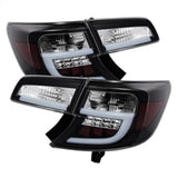 Spyder Toyota Camry 12-14 Light Bar LED Tail Lights Black ALT-YD-TC12-LBLED-BK