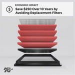 K&N 08 Nissan Sentra 2.5L Drop In Air Filter