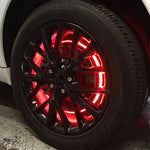 Oracle LED Illuminated Wheel Rings - Double LED - Red