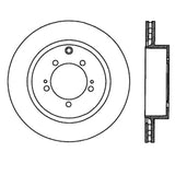 StopTech Power Slot 03-06 Evo 8 & 9 Slotted Left Rear Rotor