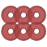 KC HiLiTES Cyclone V2 LED - Replacement Lens - Red - 6-PK