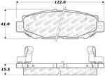 StopTech 92-00 Lexus GS300 Street Select Rear Brake Pads