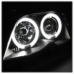 Spyder BMW E46 3-Series 02-05 4DR Projector Headlights 1PC LED Halo Blk PRO-YD-BMWE4602-4D-AM-BK