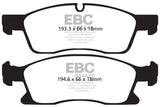 EBC 11+ Dodge Durango 3.6 Yellowstuff Front Brake Pads