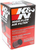 K&N Universal Clamp-On Air Filter 2-7/16in Flange 4-1/2x3-3/4in Base 3x2in Top 6in Height